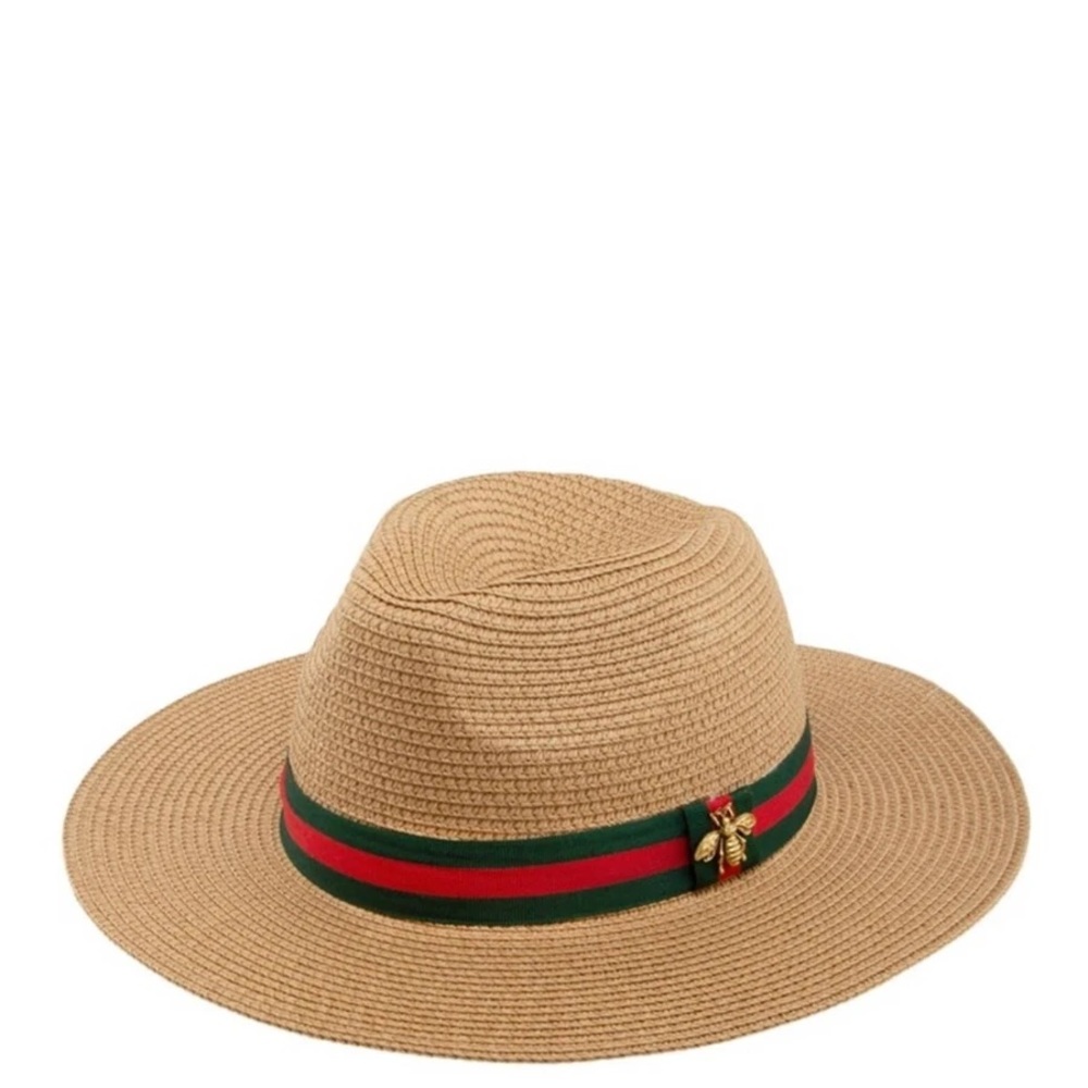 Bee Straw Hat- Khaki